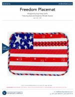 Freedom Placemat by Eazy Peazy Quilts
